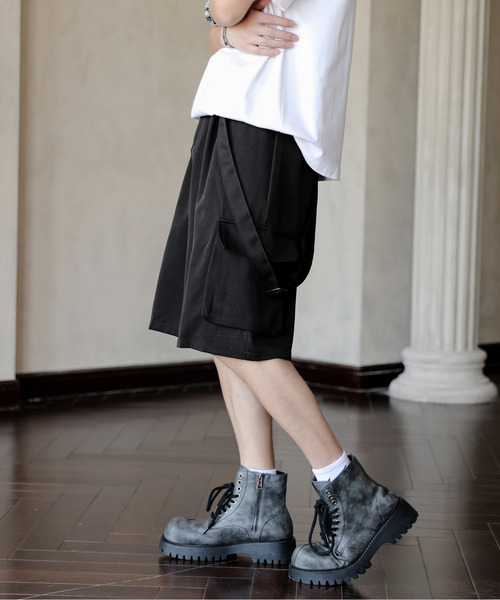 NEOS（KOKUYO） ハーフパンツ スラックス 「neos」ルーズシルエット