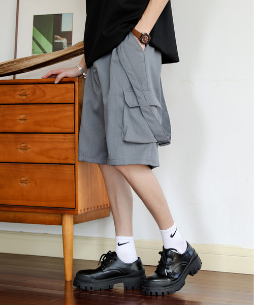 NEOS（KOKUYO） ハーフパンツ スラックス 「neos」ルーズシルエット