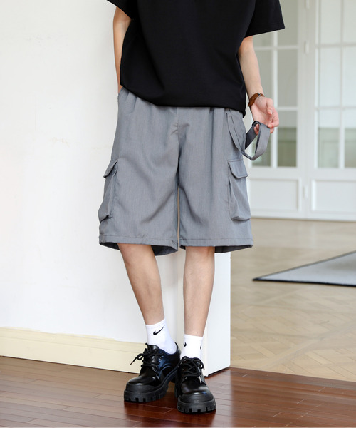 NEOS（KOKUYO） ハーフパンツ スラックス 「neos」ルーズシルエット