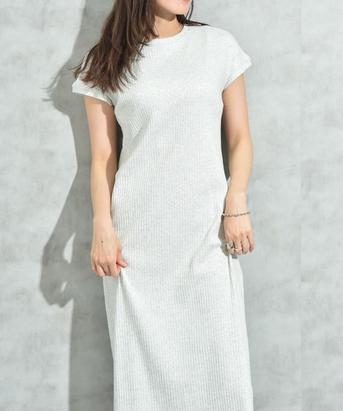 INTERPLANET ワンピース 「CLOCHE」カップ付リブ