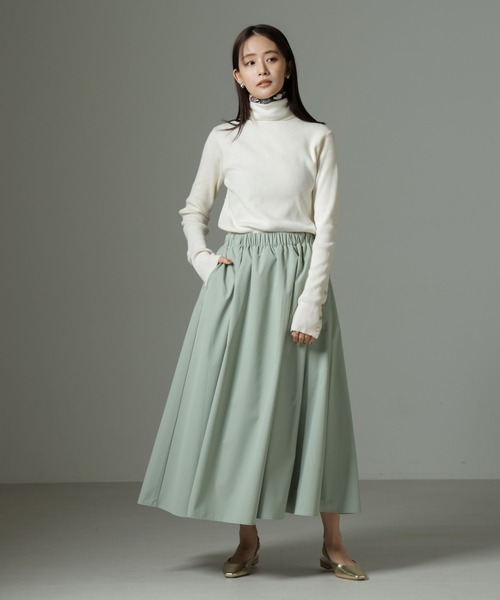 「NANO universe」 タートルネックニット FREE オフホワイト レディース_画像5