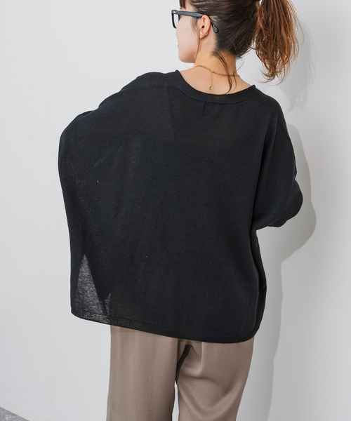Spick＆Span カーディガン 手洗い可 / ギマコットンオーバー