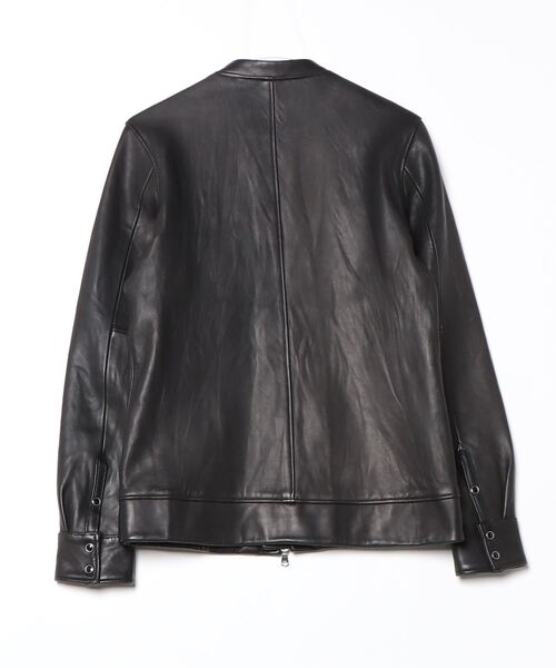 「Magine」 レザーブルゾン 48 ブラック メンズ_画像2