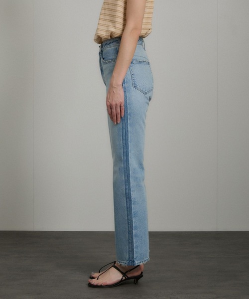【Kashiko】Low-rise Denim Skirt Pants デニム スカート パンツ layered skirt denim pants - KUO | 60% - Asian Fashion Online
