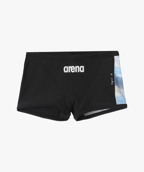agnes b. x arena タフスーツ Sサイズ 未使用タグ付き agnes b. 水着 x arena タフスーツ トレーニング ショート