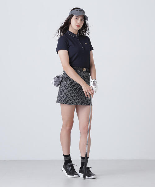 St ANDREWS スカート 「St ANDREWS」SAモノグラム柄サッカーストレッチ
