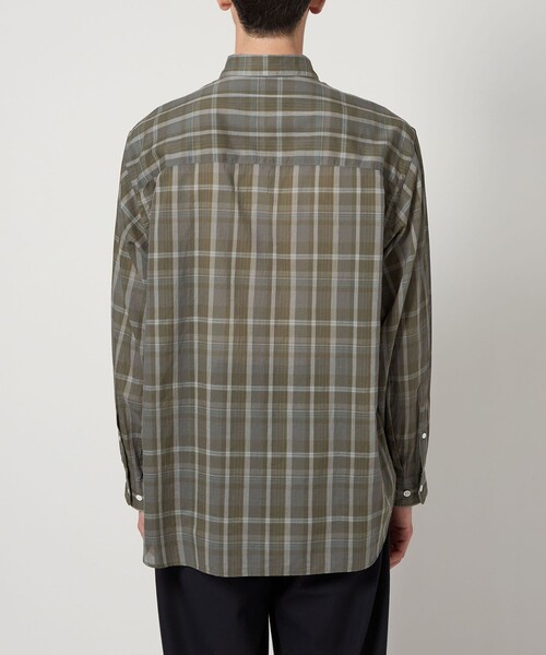 ＜Steven Alan＞ シアー マドラスチェック レギュラーカラー シャツ STEVEN ALAN シャツ 「Steven Alan」 シアー マドラスチェック