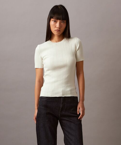 Calvin Klein（カルバン・クライン） ニット セーター コットンリブ