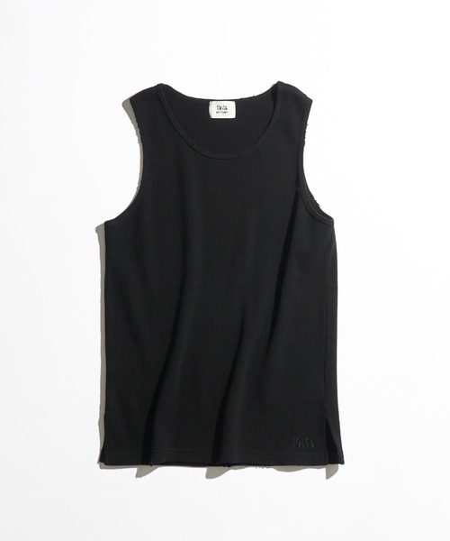 WETTEMPT タンクトップ DAMAGED WAFFLE TANK / ダメージワッフルタンク