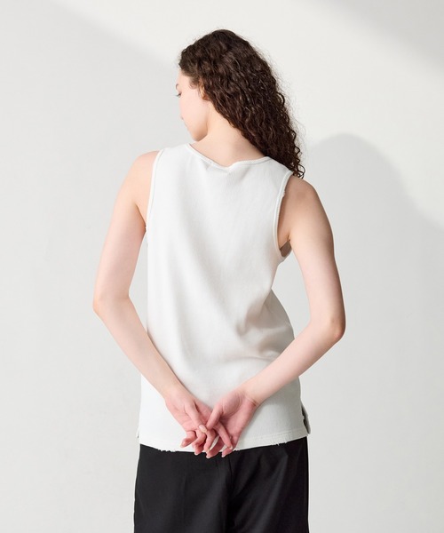 WETTEMPT タンクトップ DAMAGED WAFFLE TANK / ダメージワッフルタンク