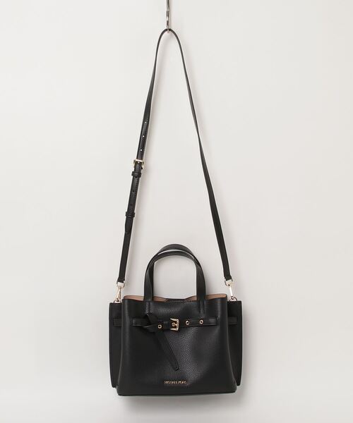 MICHAEL KORS ブラックレザー ハンドバッグ　2way MICHAEL KORS 「MICHAEL KORS」 2WAYバッグ FREE ブラック