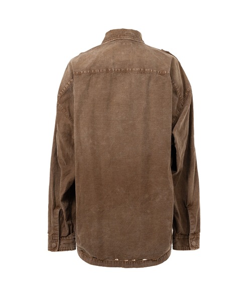 シャツ Embellished Military Shirt メンズの画像