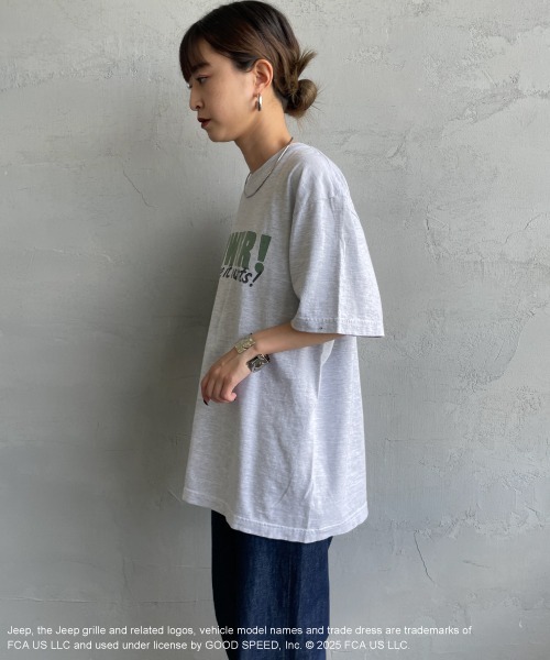 【完売】グッドロックスピード Jeep LOGO Tシャツ　ホワイト GOOD ROCK SPEED/グッドロックスピード】別注 ジープ Wagoneer T