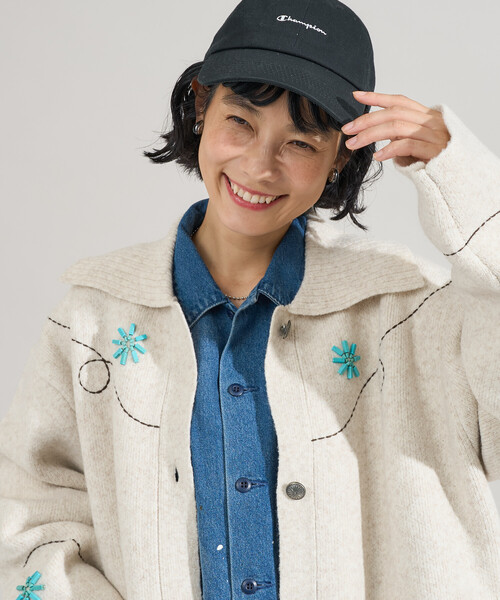 FREAK'S STORE（フリークスストア） カーディガン ウエスタン調 ビーズ