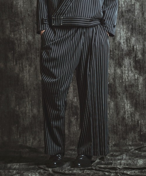 NO ID.（ノーアイディー） ワイドパンツ スラックス 「NO ID.」Drape