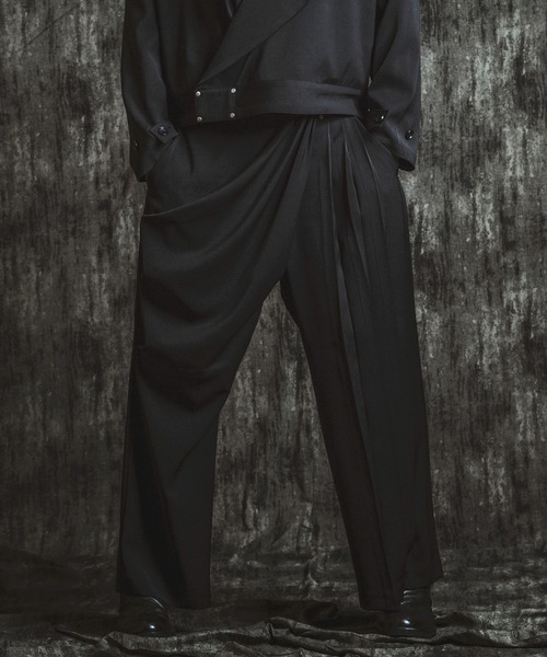 NO ID.（ノーアイディー） ワイドパンツ スラックス 「NO ID.」Drape