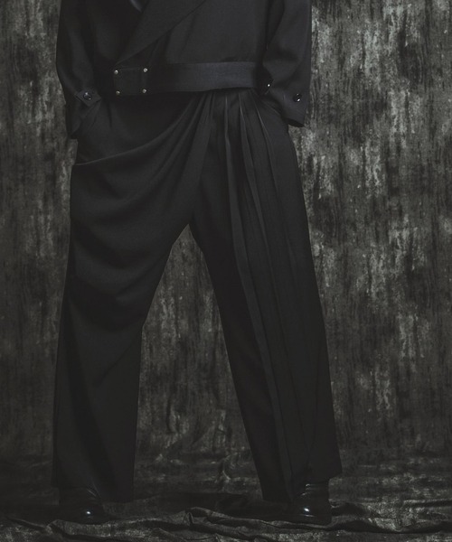 NO ID.（ノーアイディー） ワイドパンツ スラックス 「NO ID.」Drape