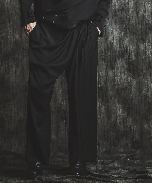 NO ID.（ノーアイディー） ワイドパンツ スラックス 「NO ID.」Drape