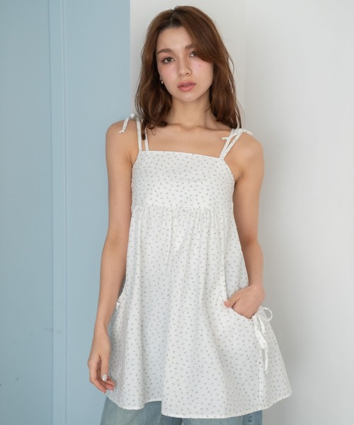 fetico フラワープリントトップス キャミソール NEW ARRIVAL】FETICO