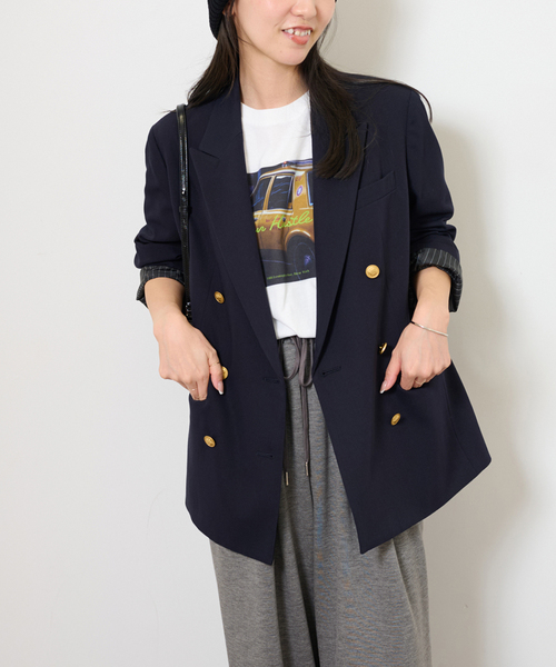 【美品】journal standard relume ダブルジャケット JOURNAL STANDARD relume ジャケット テーラードジャケット