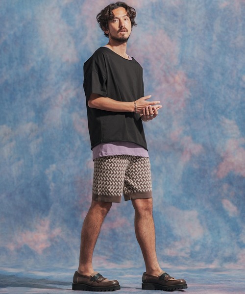 「Jih Nunc」 ハーフパンツ M ブラック メンズ_画像5