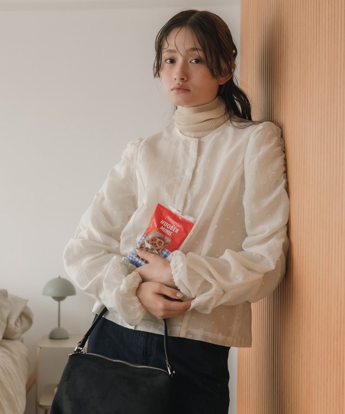 HEILIS（ヘイリス） ブラウス シャツ 「original」ドットシャーリング