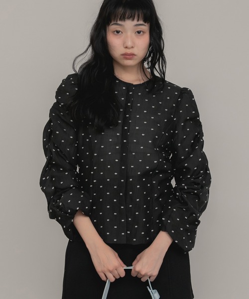 HEILIS（ヘイリス） ブラウス シャツ 「original」ドットシャーリング