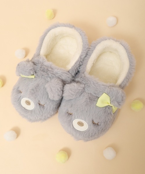FUNALIVE スリッパ キッズアニマルファースリッパ : ZOZOTOWN Yahoo!店