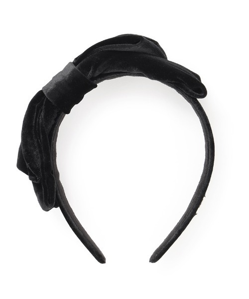 カチューシャ ハンドメイド大人リボンベロアカチューシャ : ZOZOTOWN