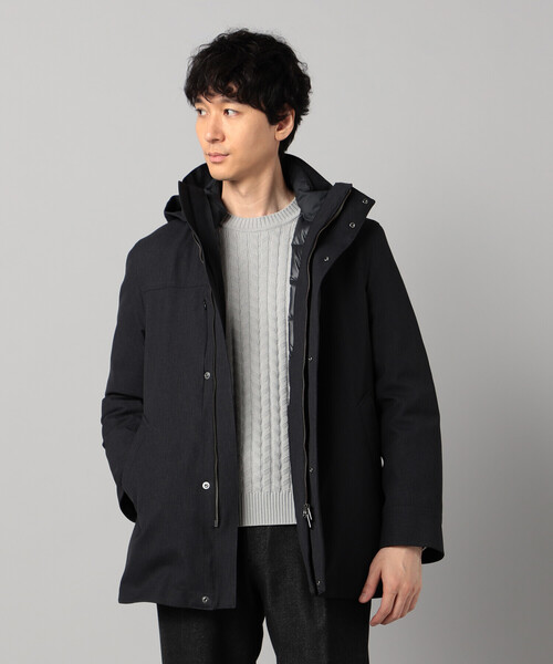COMME CA MEN（コムサメン） コート ジャケット 「3WAY」ラミネート
