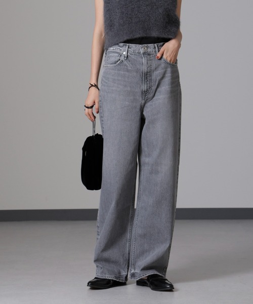 upper hights / ボトム/25/デニム/IDG/無地/182201502QAZ// upperhights（アッパーハイツ） デニムパンツ 25 グレー レディース
