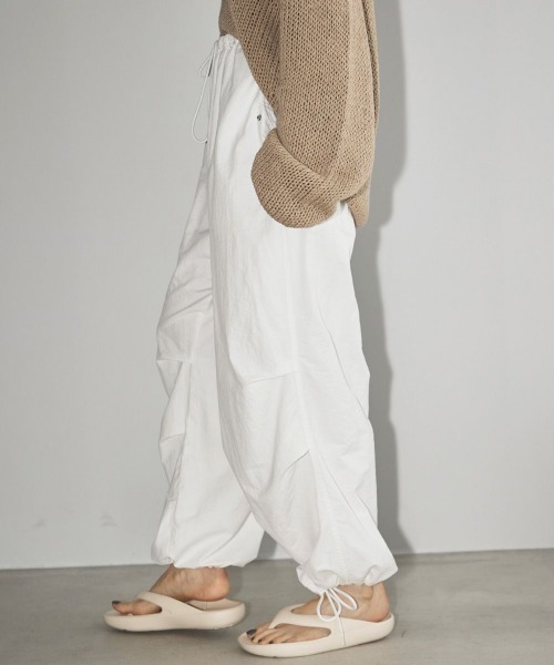 「TODAYFUL」 イージーパンツ 36 ベージュ レディース_画像3