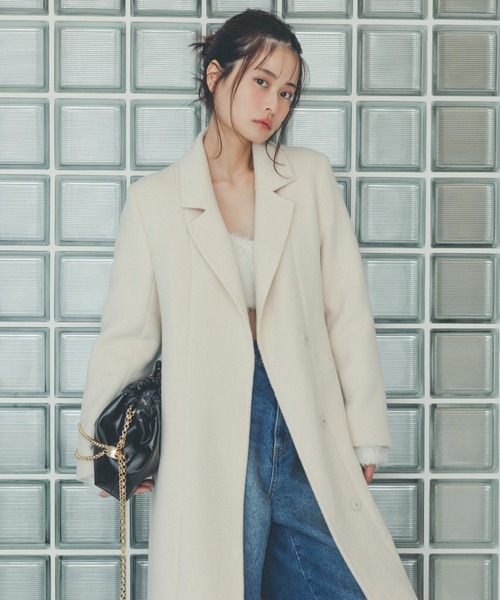 SNIDEL（スナイデル） チェスターコート 0 アイボリー レディース