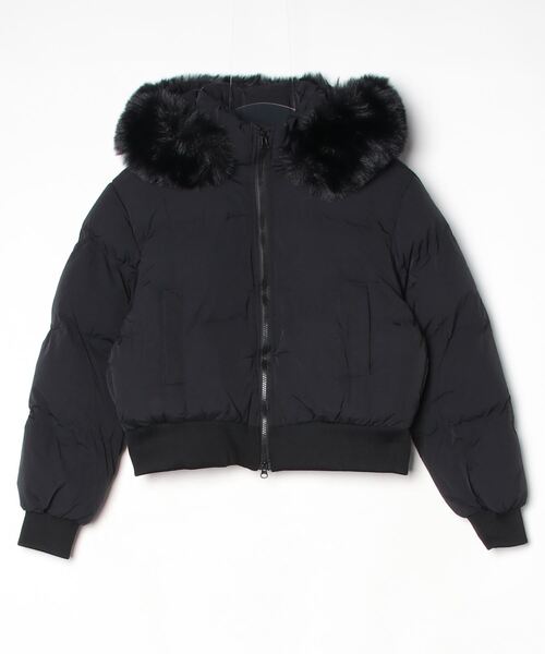 【美品】add/アド ボリューム ULTRA LIGHTEST ダウンコート ブラッシュドマルチポリ ロング ダウン コート / J.PRESS LADIES