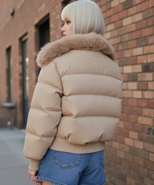 KOM（ドットコム） ダウンコート ダウンジャケット A'GEM/9 × 「.kom