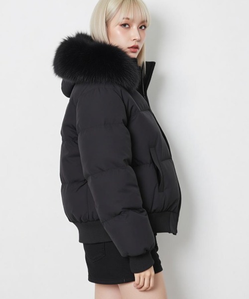 KOM（ドットコム） ダウンコート ダウンジャケット A'GEM/9 × 「.kom