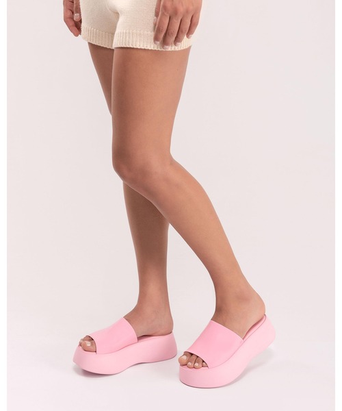 「melissa」 フラットサンダル 37 ピンク レディース_画像6