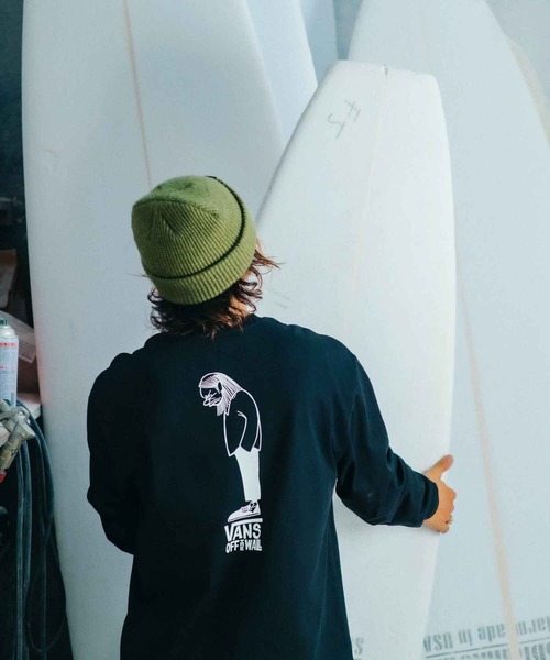 VANS（ヴァンズ） tシャツ YUSUKE HANAI Tシャツ / HANAI LS TEE Black