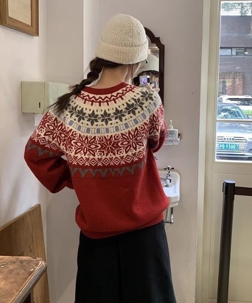 GUCCI ノルディック柄セーター S GUCCI ノルディック柄セーター S 藤原ヒロシ着用】GUCCIノルディック