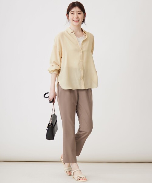 「ANY SIS」 長袖シャツ 2 グレー レディース_画像7