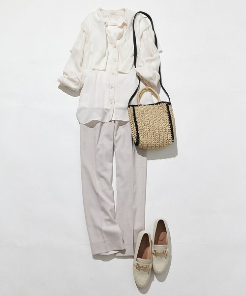 「ANY SIS」 長袖シャツ 2 グレー レディース_画像9