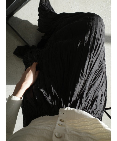 amel（エイメル） スカート ワッシャーボリュームロングスカート