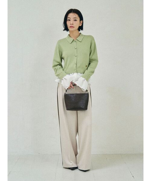 LAGUNAMOON（ラグナムーン） カーディガン ペプラムドッキングニット