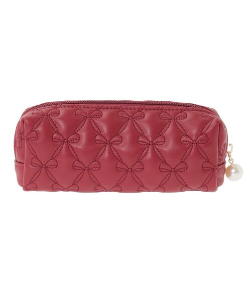 Maison de FLEUR（メゾンドフルール） ポーチ リボンキルティング