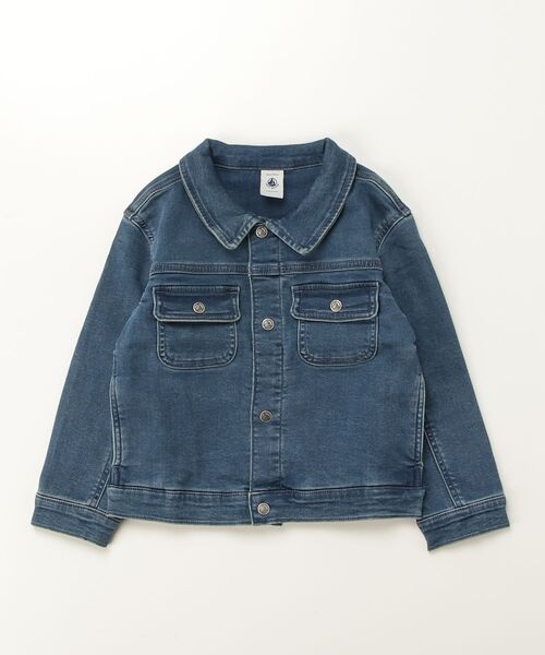 PETIT BATEAU（プチバトー） 「KIDS」デニムジャケット 110cm ブルー