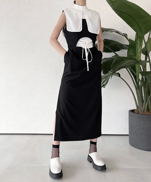 「musubore」 サロペットスカート 1 ブラック レディース_画像9