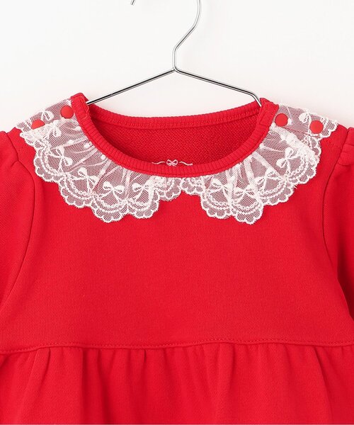 mezzo piano ベビー プレゼント刺繍 長袖チュニック : ZOZOTOWN Yahoo