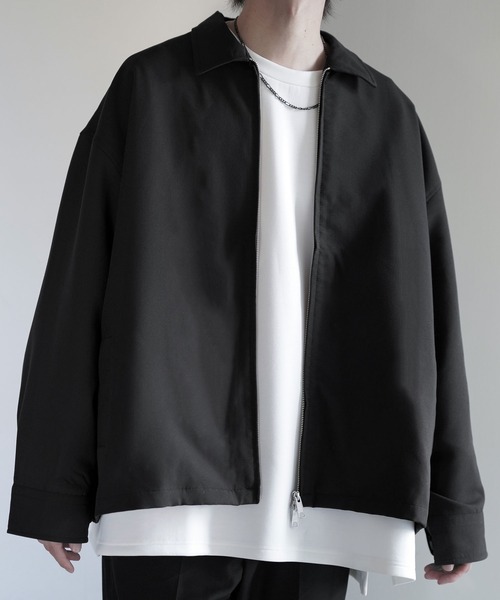 「Nilway」 ブルゾン MEDIUM ブラック メンズ_画像3