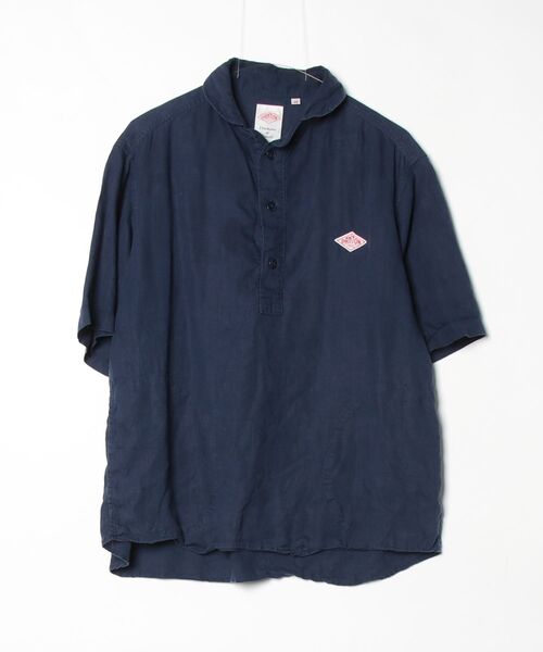 Danton（ダントン） 半袖シャツ 40 ネイビー メンズ : ZOZOTOWN Yahoo