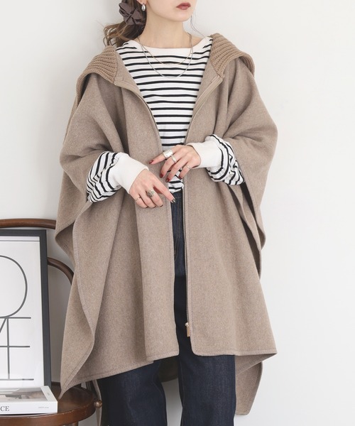 みかん　　yori  ウールケーブルカーディガン36size 7_000000025468.jpg?1733193179
